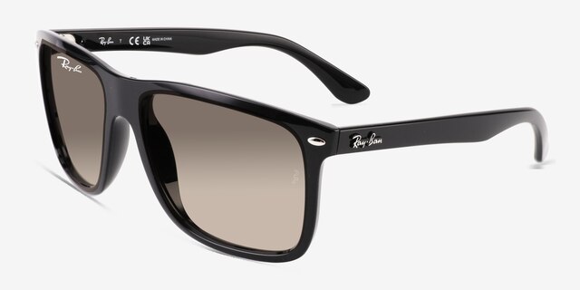 Ray-Ban RB4547 Boyfriend Two Black PlasticSunglass Frames from EyeBuyDirect, Angle View