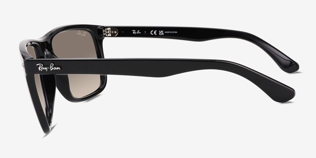 Ray-Ban RB4547 Boyfriend Two Black PlasticSunglass Frames from EyeBuyDirect, Side View