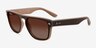 Ray-Ban RB4407 Clear Light Brown PlasticSunglass Frames from EyeBuyDirect, Angle View