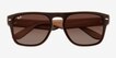Ray-Ban RB4407 Clear Light Brown PlasticSunglass Frames from EyeBuyDirect, Closed View