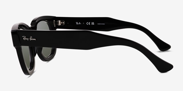 Ray-Ban RB0298S Mega Hawkeye Black PlasticSunglass Frames from EyeBuyDirect, Side View