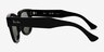 Ray-Ban RB0298S Mega Hawkeye Black PlasticSunglass Frames from EyeBuyDirect, Side View