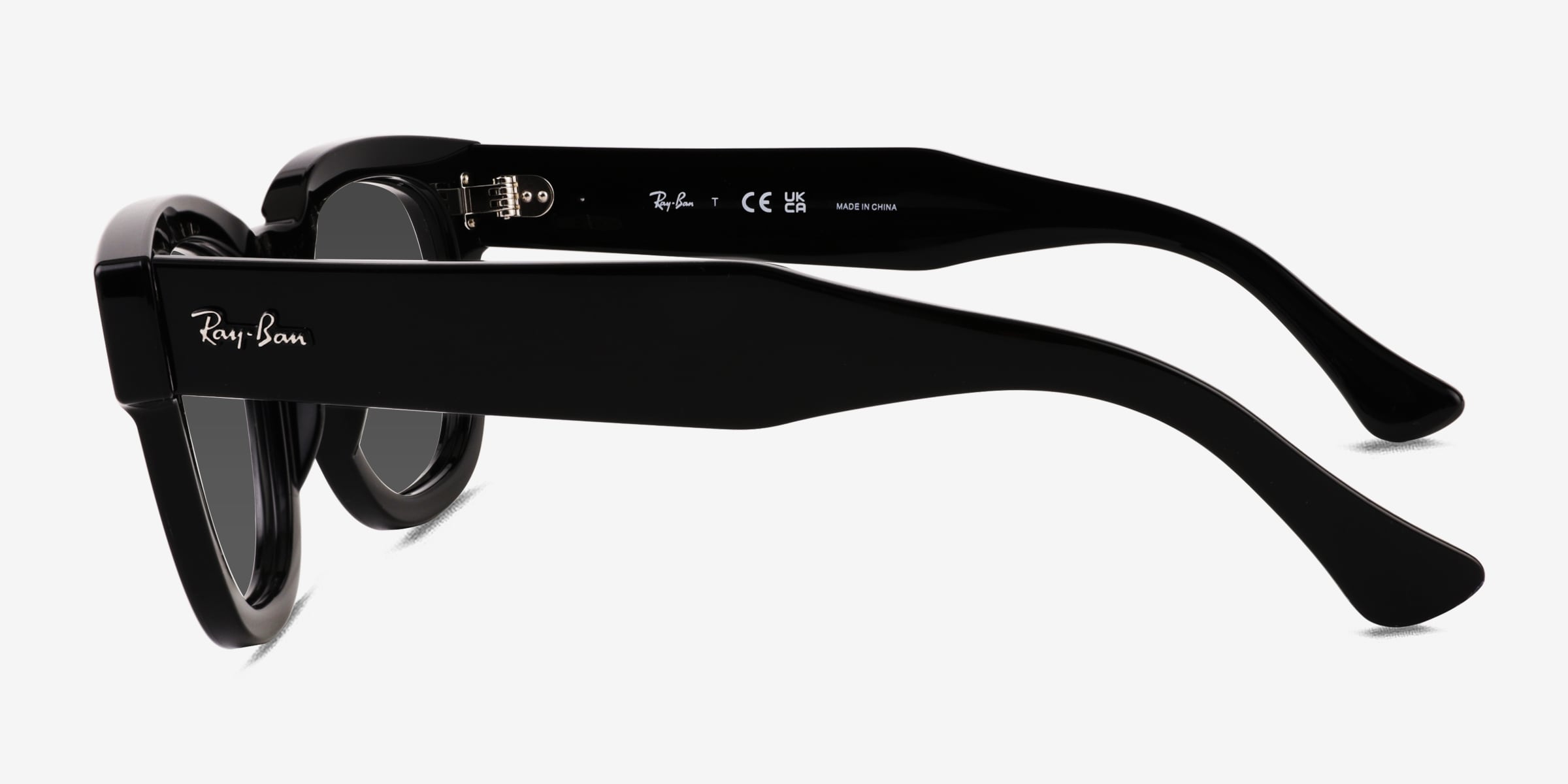 Ray-Ban RB0298S Mega Hawkeye - Square Transparent Gray Frame