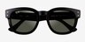 Ray-Ban RB0298S Mega Hawkeye Black PlasticSunglass Frames from EyeBuyDirect, Closed View