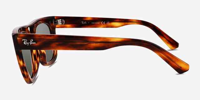 Ray-Ban RB4426 Phil Striped Tortoise PlasticSunglass Frames from EyeBuyDirect, Side View