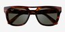 Ray-Ban RB4426 Phil Striped Tortoise PlasticSunglass Frames from EyeBuyDirect, Closed View