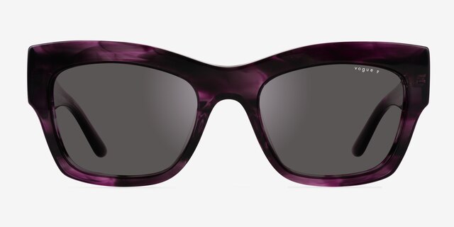 Vogue Eyewear VO5524S Purple Tortoise AcetateSunglass Frames from EyeBuyDirect, Front View