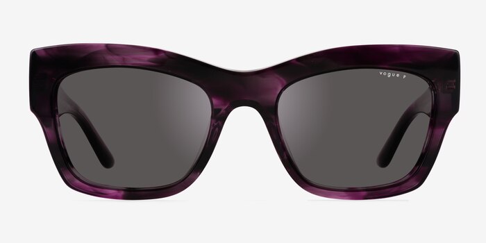 Vogue Eyewear VO5524S Purple Tortoise Acetate Sunglass Frames from EyeBuyDirect