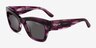 Vogue Eyewear VO5524S Purple Tortoise AcetateSunglass Frames from EyeBuyDirect, Angle View