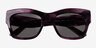 Vogue Eyewear VO5524S Purple Tortoise AcetateSunglass Frames from EyeBuyDirect, Closed View