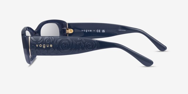 Vogue Eyewear VO5525S Navy PlasticSunglass Frames from EyeBuyDirect, Side View