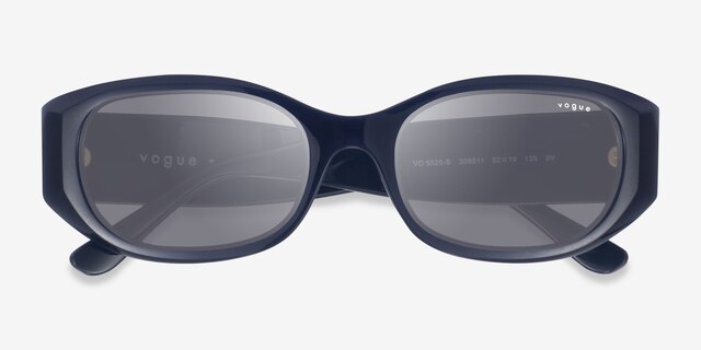 Vogue Eyewear VO5525S Navy PlasticSunglass Frames from EyeBuyDirect, Closed View