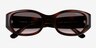 Vogue Eyewear VO5525S Dark Tortoise PlasticSunglass Frames from EyeBuyDirect, Closed View