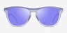 Oakley OO9289 Frogskins Tm Matte Purple Clear PlasticSunglass Frames from EyeBuyDirect, Front View