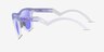 Oakley OO9289 Frogskins Tm Matte Purple Clear PlasticSunglass Frames from EyeBuyDirect, Side View