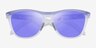 Oakley OO9289 Frogskins Tm Matte Purple Clear PlasticSunglass Frames from EyeBuyDirect, Closed View