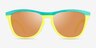Oakley OO9289 Frogskins Tm Green Yellow PlasticSunglass Frames from EyeBuyDirect, Front View