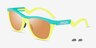 Oakley OO9289 Frogskins Tm Green Yellow PlasticSunglass Frames from EyeBuyDirect, Angle View