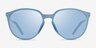 Oakley Sielo Matte Blue MetalSunglass Frames from EyeBuyDirect, Front View