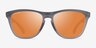 Oakley OO9284 Frogskins Tm Matte Gray Smoke PlasticSunglass Frames from EyeBuyDirect, Front View