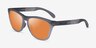 Oakley OO9284 Frogskins Tm Matte Gray Smoke PlasticSunglass Frames from EyeBuyDirect, Angle View