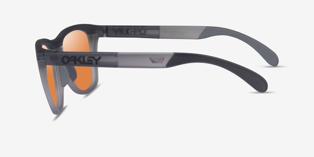 Oakley OO9284 Frogskins Tm Matte Gray Smoke PlasticSunglass Frames from EyeBuyDirect, Side View