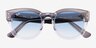 Ray-Ban RB0298S Mega Hawkeye Clear Gray PlasticSunglass Frames from EyeBuyDirect, Closed View