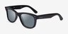Ray-Ban RBR0502S Reverse Black AcetateSunglass Frames from EyeBuyDirect, Angle View