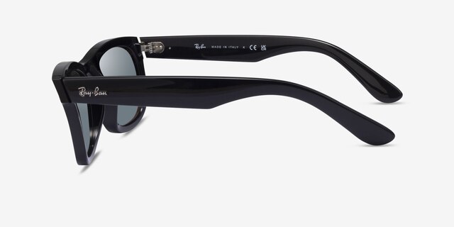 Ray-Ban RBR0502S Reverse Black AcetateSunglass Frames from EyeBuyDirect, Side View