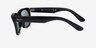 Ray-Ban RBR0502S Reverse Black AcetateSunglass Frames from EyeBuyDirect, Side View
