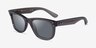 Ray-Ban RBR0502S Reverse Transparent Dark Gray AcetateSunglass Frames from EyeBuyDirect, Angle View