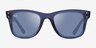 Ray-Ban RBR0502S Reverse Transparent Blue AcetateSunglass Frames from EyeBuyDirect, Front View