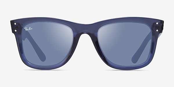 Ray-Ban RBR0502S Reverse Transparent Blue Acétate Soleil de Lunette de vue
