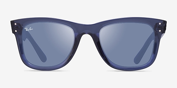 Ray-Ban RBR0502S Transparent Blue Acetate Sunglass Frames