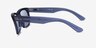 Ray-Ban RBR0502S Reverse Transparent Blue AcetateSunglass Frames from EyeBuyDirect, Side View