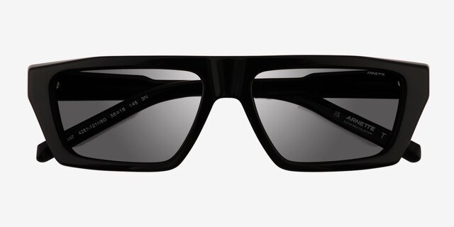ARNETTE Woobat Black AcetateSunglass Frames from EyeBuyDirect, Closed View