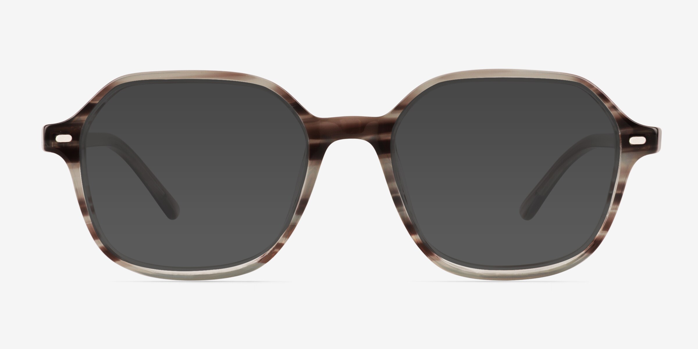 Ray-Ban サングラス JOHN (RB2194) Ray-Ban RB2194 John - Square Dark Blue Frame Prescription