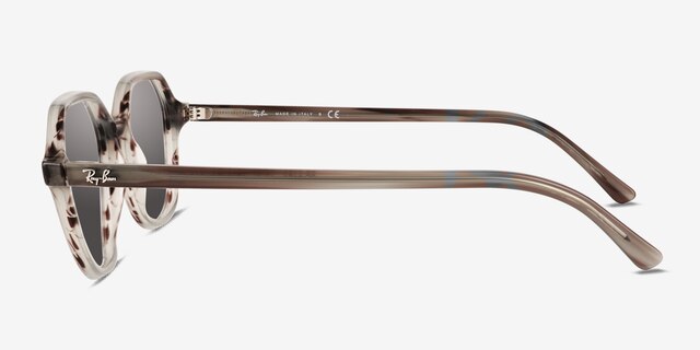 Ray-Ban RB2194 John Striped Gray AcetateSunglass Frames from EyeBuyDirect, Side View