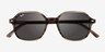 Ray-Ban RB2194 John Striped Gray AcetateSunglass Frames from EyeBuyDirect, Closed View