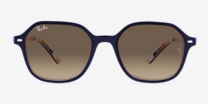 Ray-Ban RB2194 John Dark Blue Acetate Sunglass Frames from EyeBuyDirect