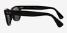 Ray-Ban RB2201 Laramie Shiny Black AcetateSunglass Frames from EyeBuyDirect, Side View