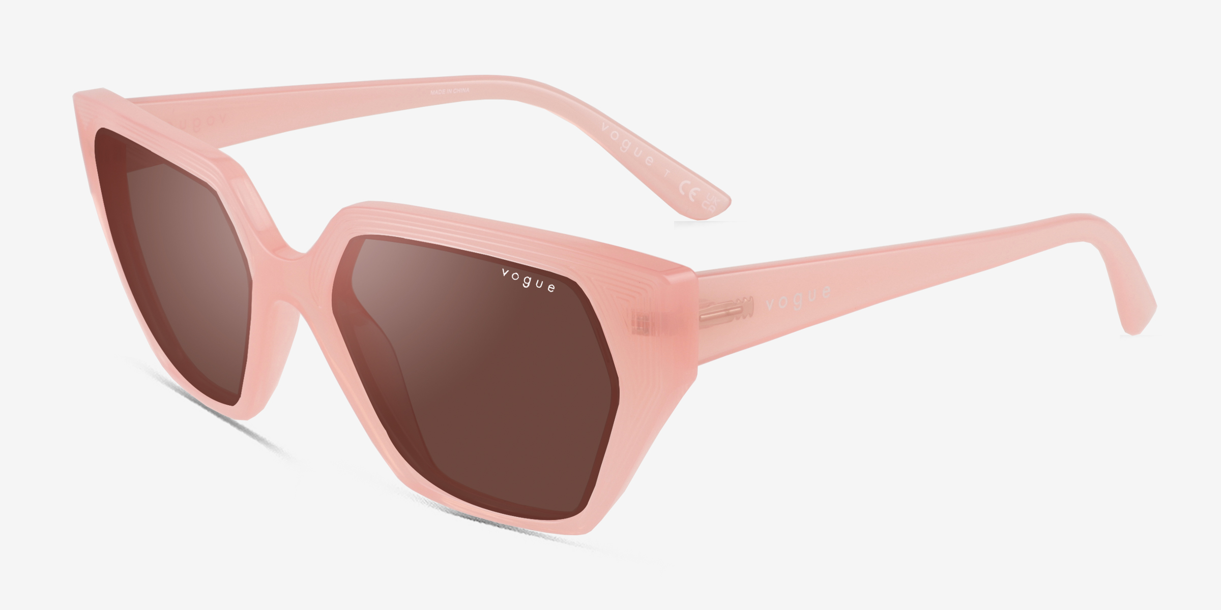Vogue Eyewear VO5376S - Square Pink Frame Sunglasses For Women ...