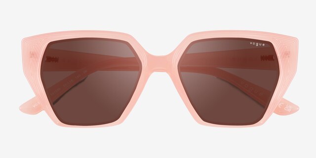 Vogue Eyewear VO5376S Pink PlasticSunglass Frames from EyeBuyDirect, Closed View