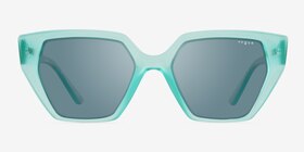 Vogue Eyewear VO5376S Vert Plastique Soleil de Lunette de vue d'EyeBuyDirect, Vue de Face