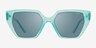 Vogue Eyewear VO5376S Green PlasticSunglass Frames from EyeBuyDirect, Front View