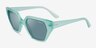 Vogue Eyewear VO5376S Green PlasticSunglass Frames from EyeBuyDirect, Angle View
