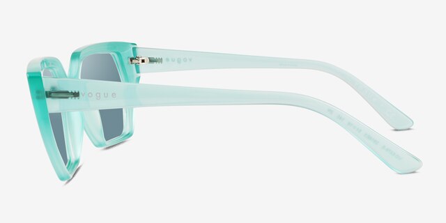 Vogue Eyewear VO5376S Green PlasticSunglass Frames from EyeBuyDirect, Side View