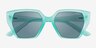 Vogue Eyewear VO5376S Green PlasticSunglass Frames from EyeBuyDirect, Closed View