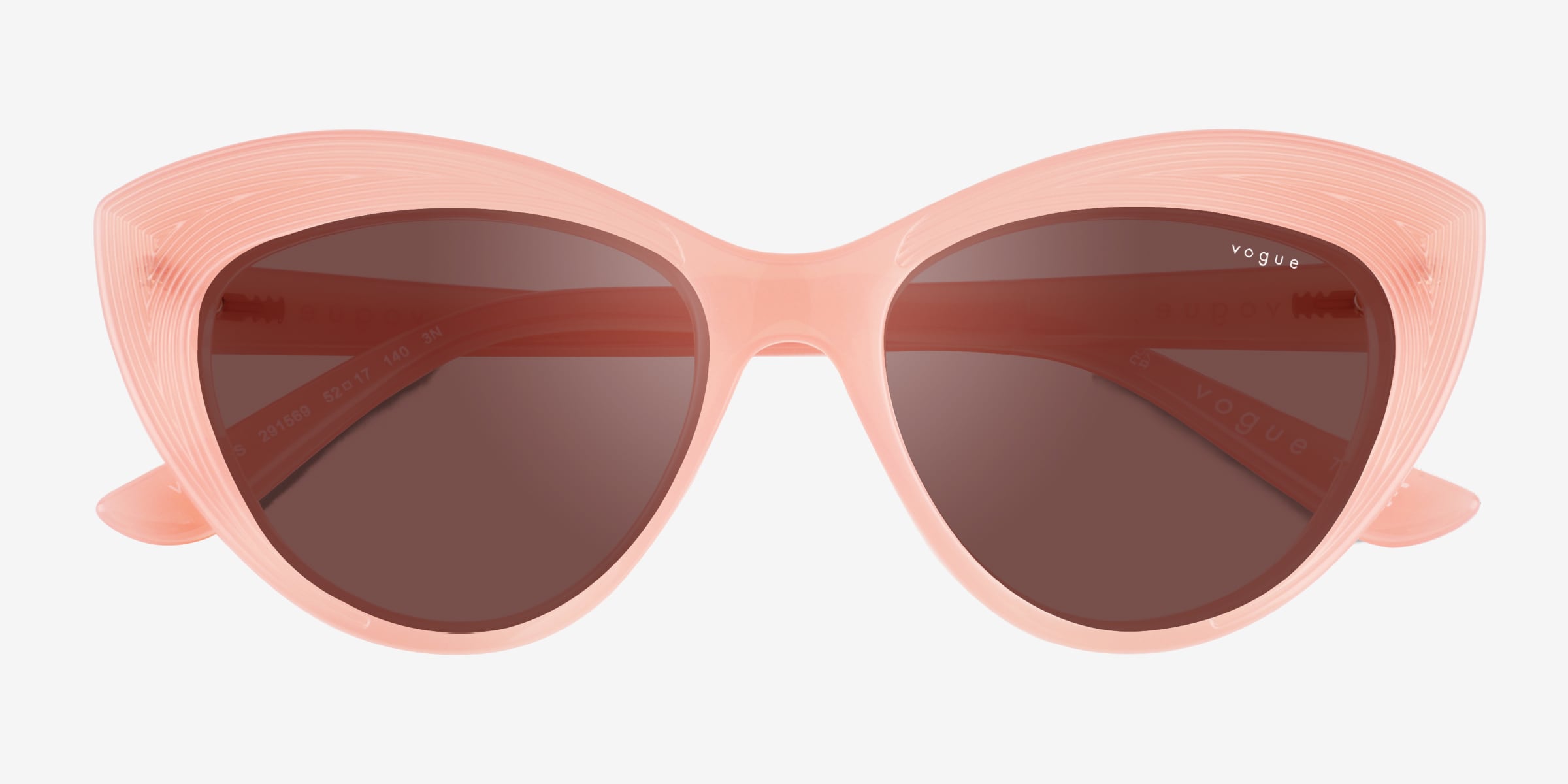 Vogue Eyewear VO5377S Cat Eye Pink Frame Sunglasses For Women Eyebuydirect Canada