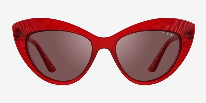 Vogue Eyewear VO5377S Red Plastic Sunglass Frames from EyeBuyDirect